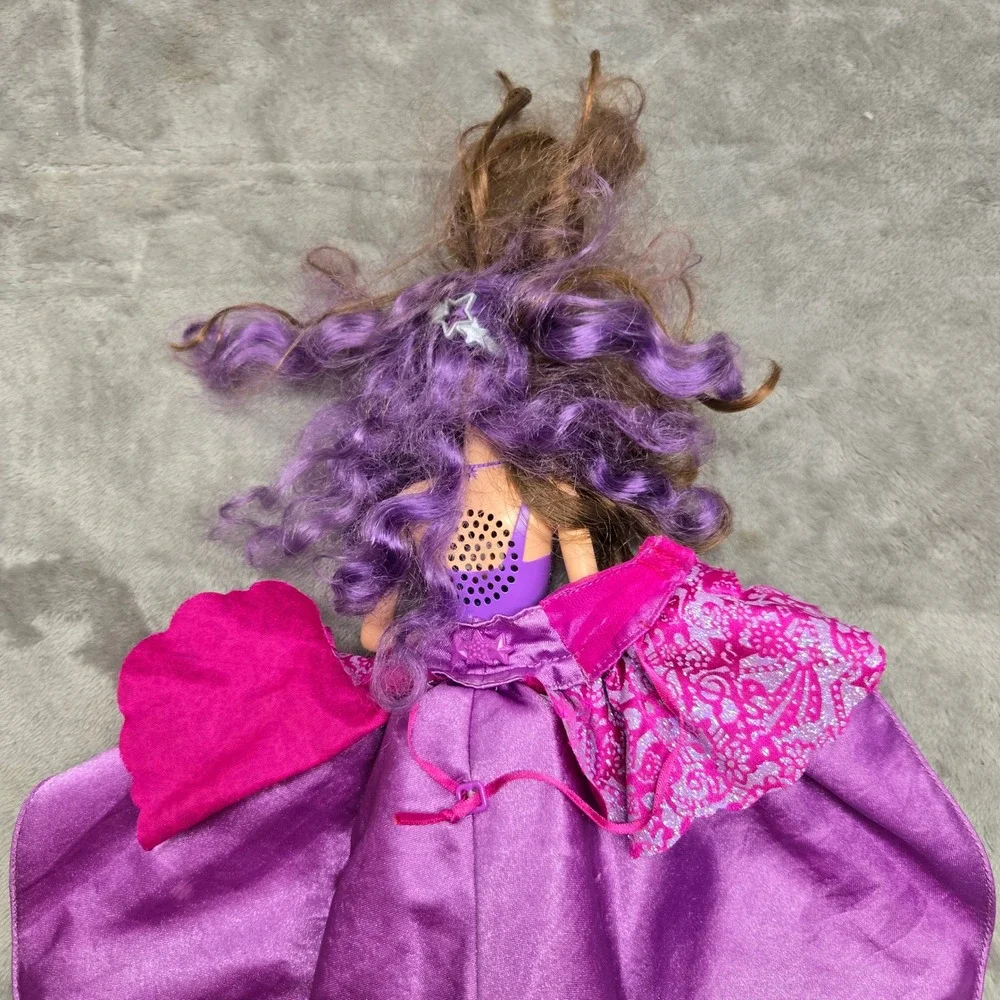 Barbie Princess & the Popstar Keira Doll Purple Hair Microphone 0626‎ B7